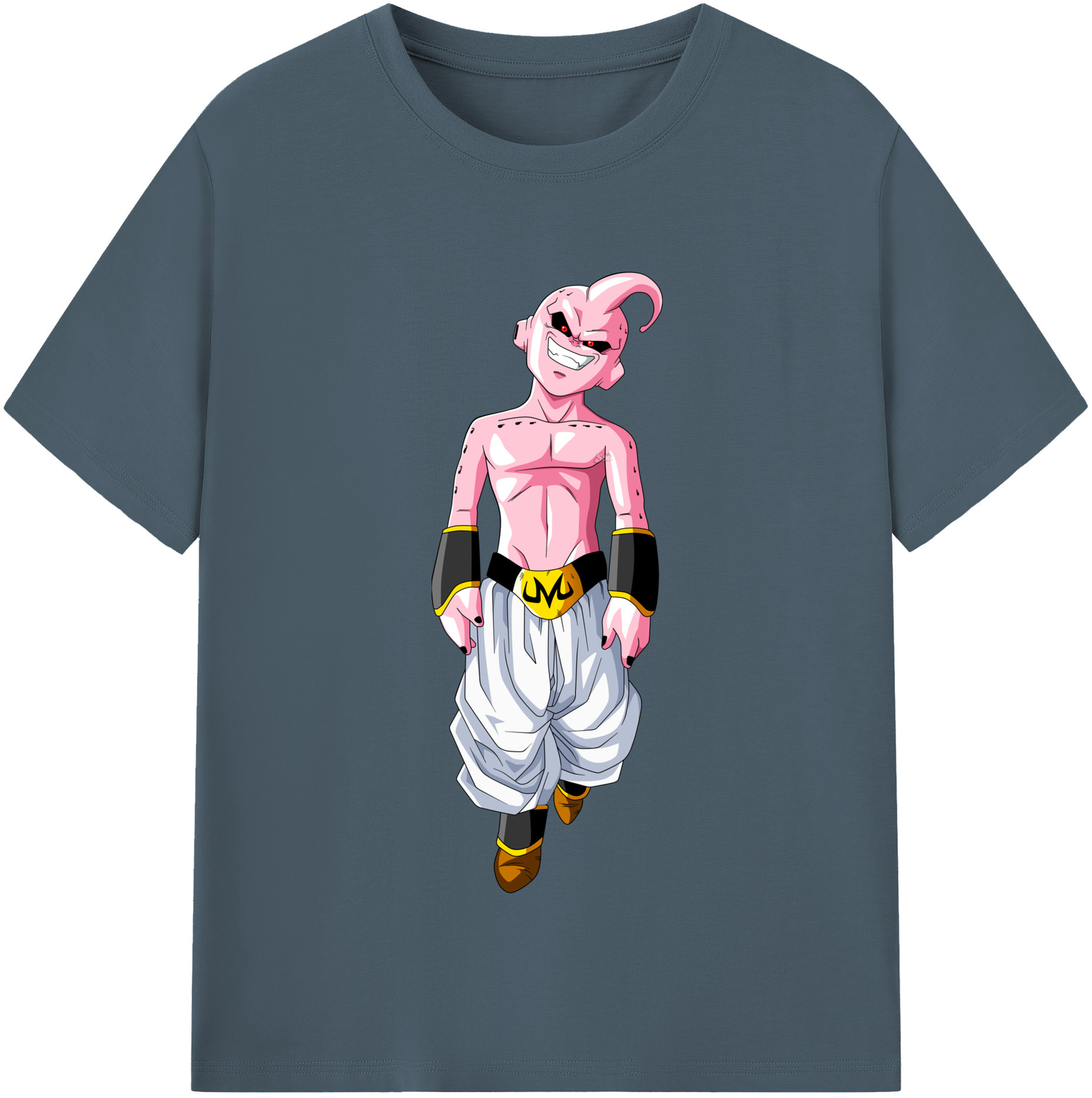 （画像用） ドラゴンボール 魔人ブウ DRAGON BALL Majin Buu 綿100％半袖Tシャツ（フロントプリント）